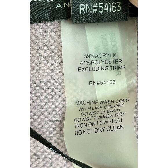 Marc New York Andrew Marc Paisley Wine Poncho Wrap Leather tie Tassels One Size - Picture 4 of 12